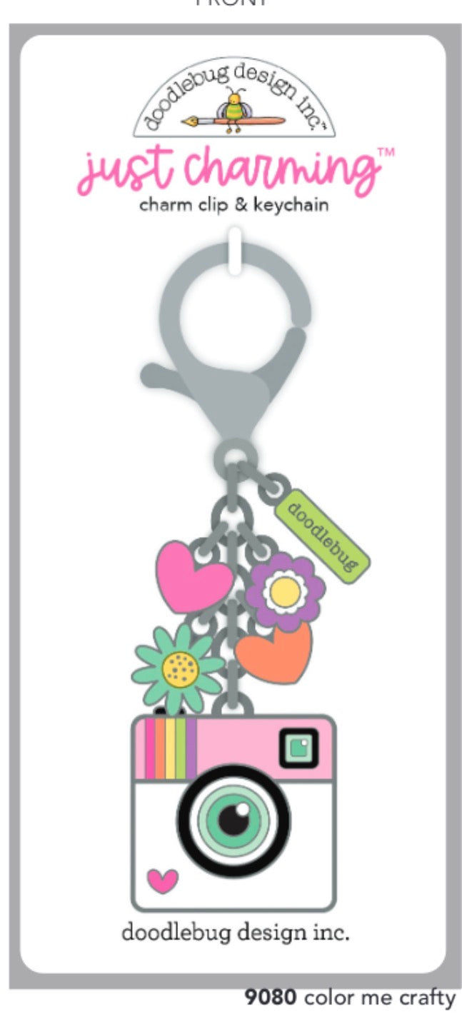 Color Me Crafty Key Chain - Bag Charm Doodlebug