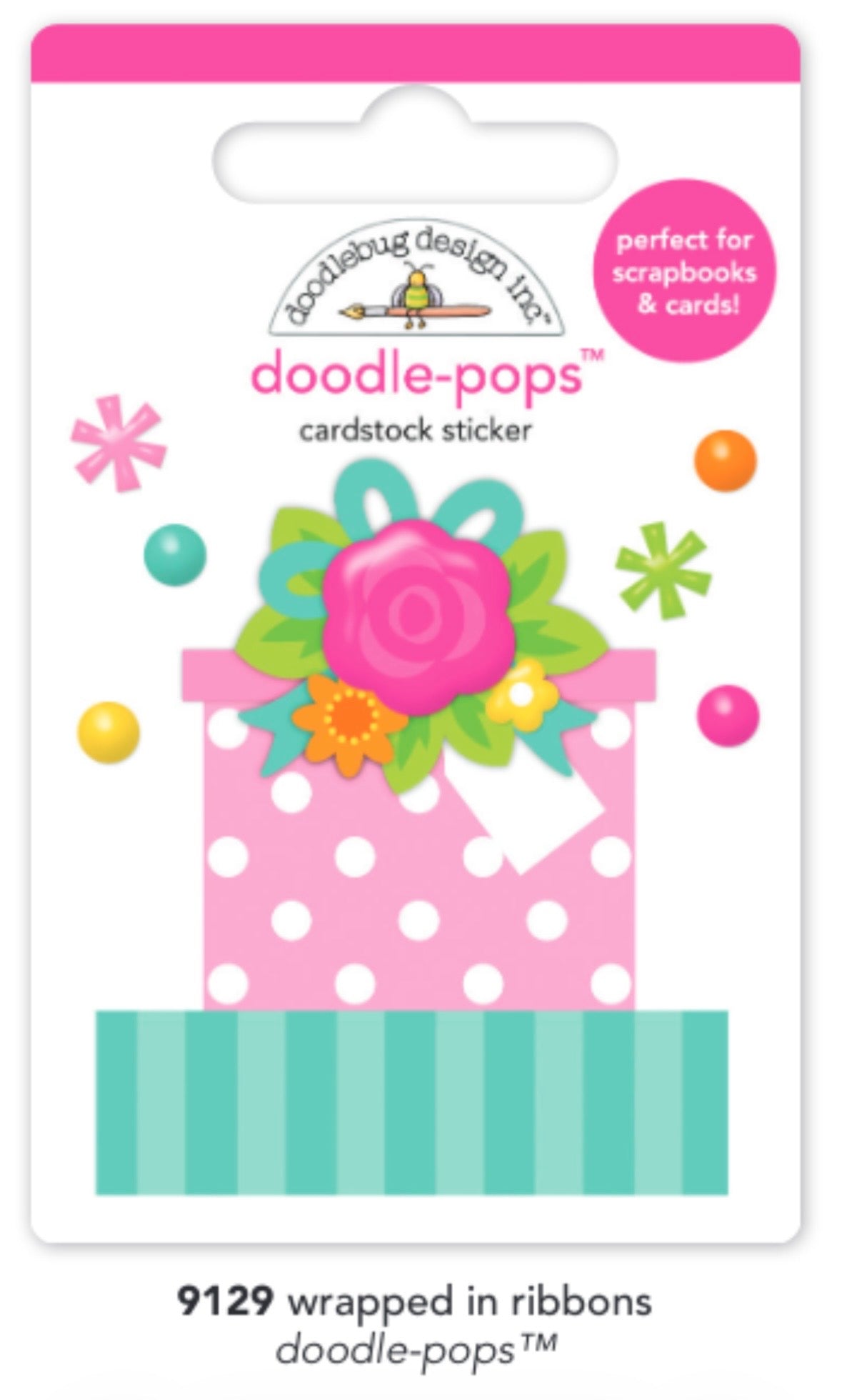 wrapped in Ribbons Doodle Pop Cupcakes and Candles