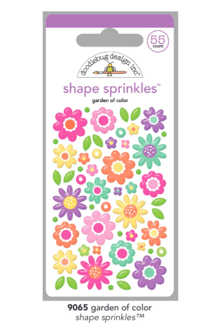 Garden of Color Shape Sprinkles Color Me Crafty