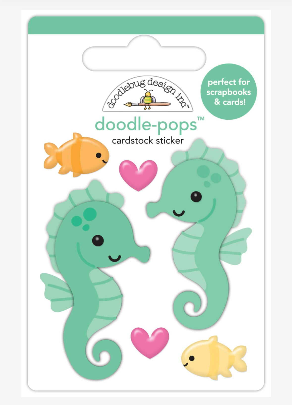 Sea Horses Summer Fun Doodle Pop