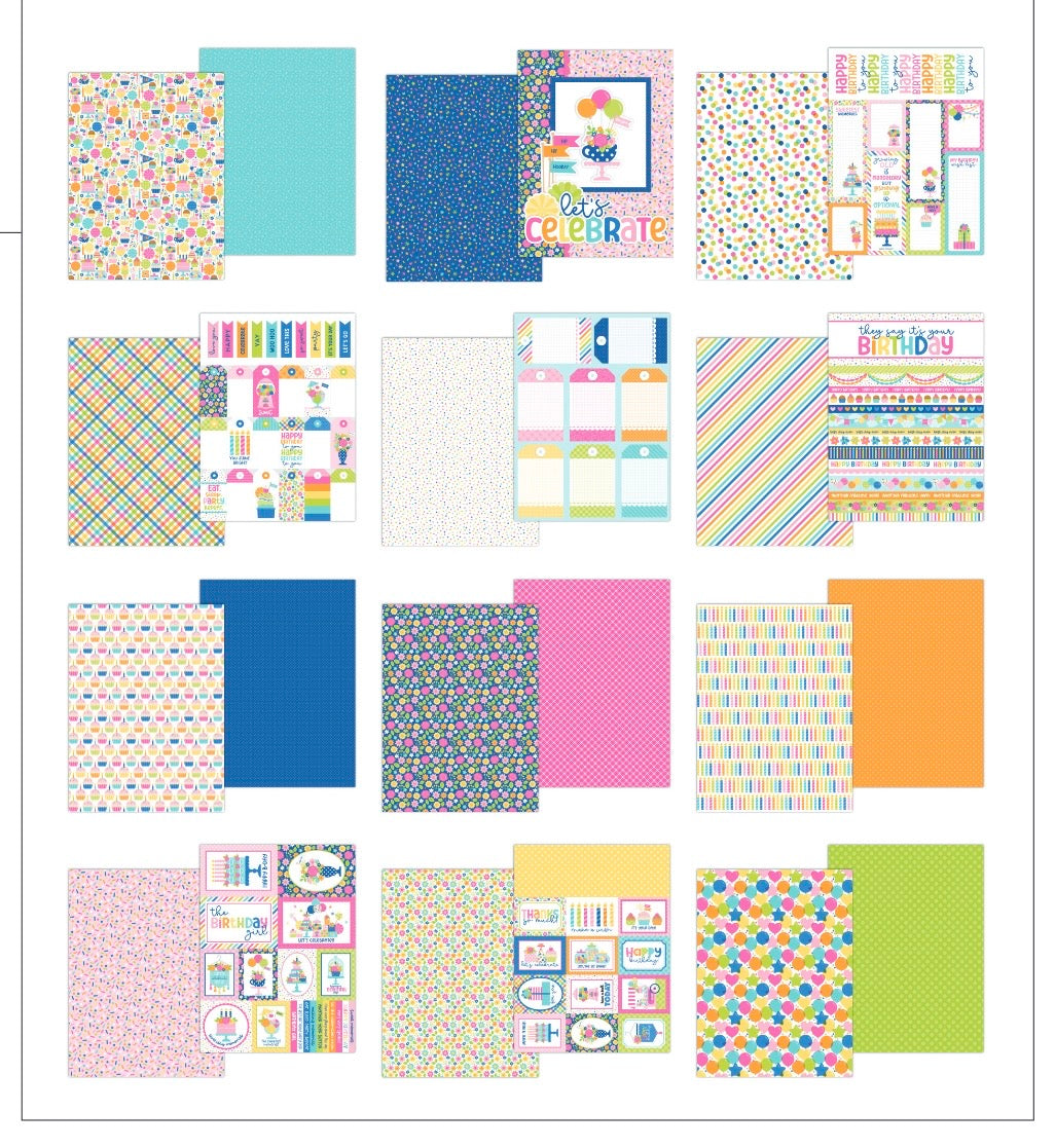Cupcakes and Candles 6x8 Paper pad