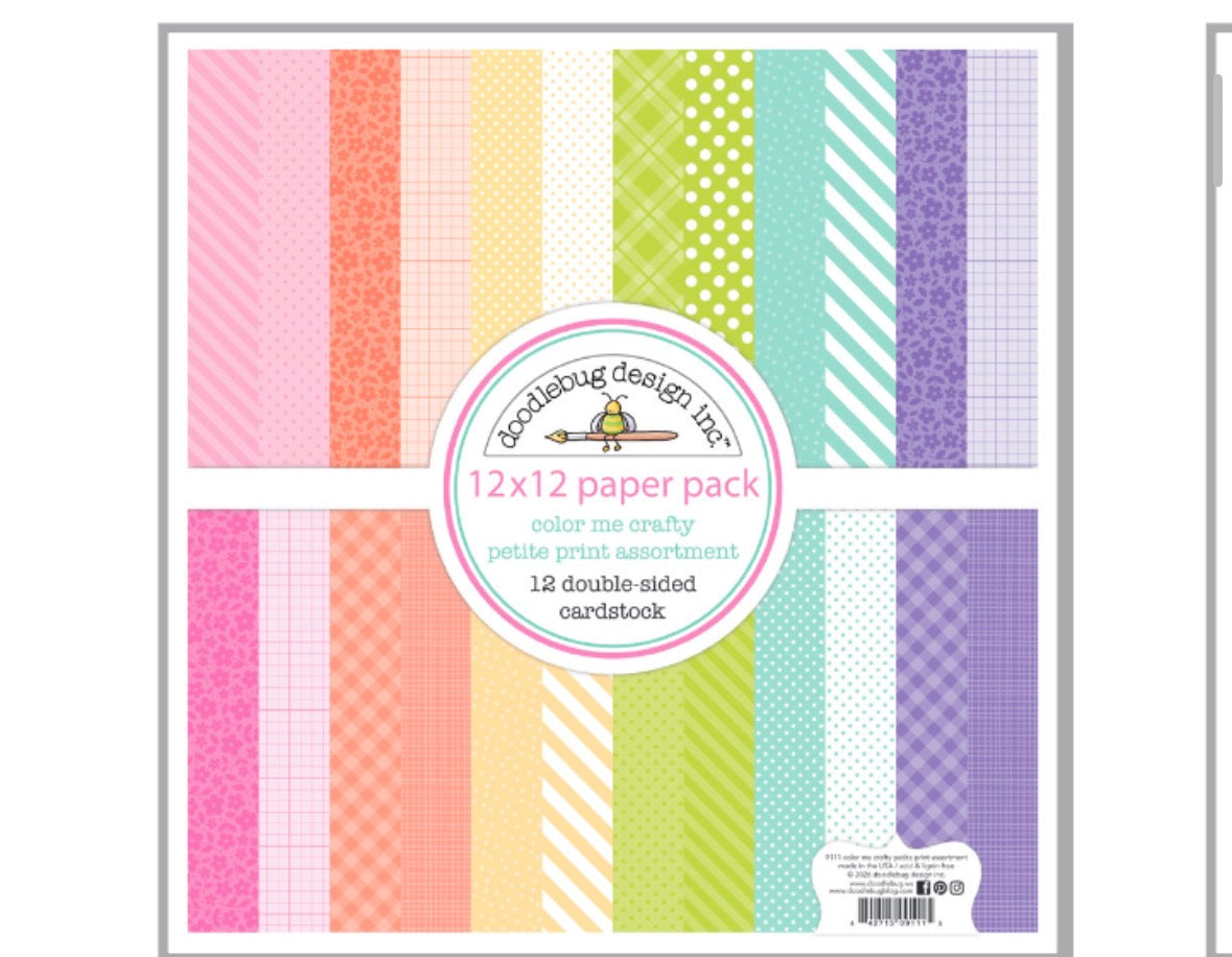 Color Me Crafty 12x12 Petite Cardstock