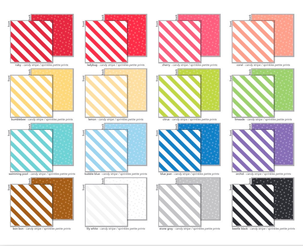 Candy Stripe and Sprinkles Doodlebug 6x8 Paper Pad