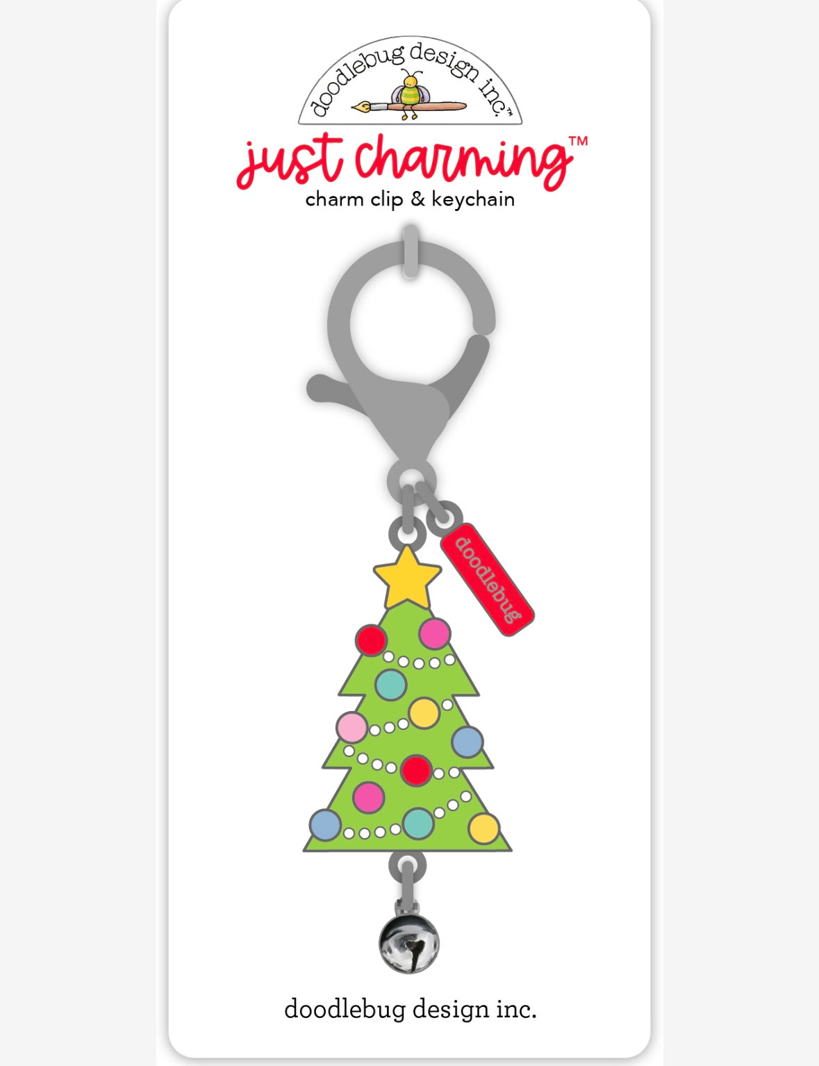 Oh What Fun Christmas Tree Key Chain- Bag Charm