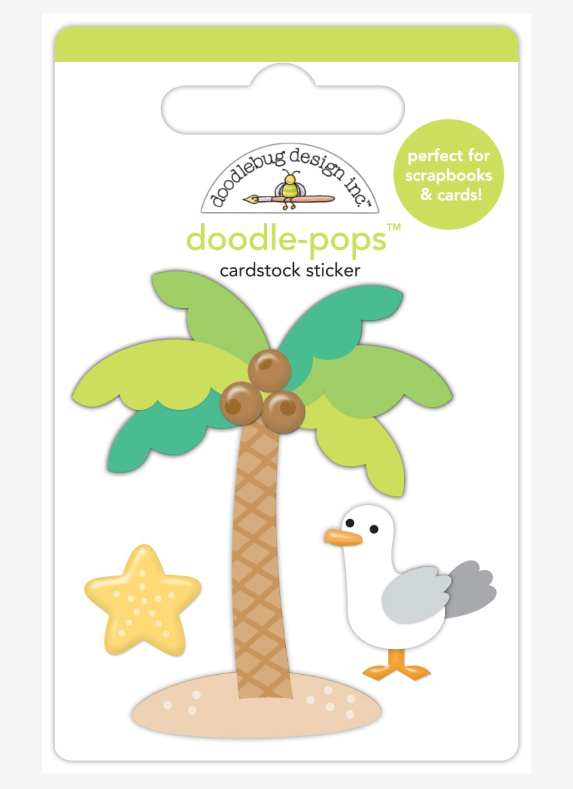 Palm Tree Summer Fun Doodle Pop