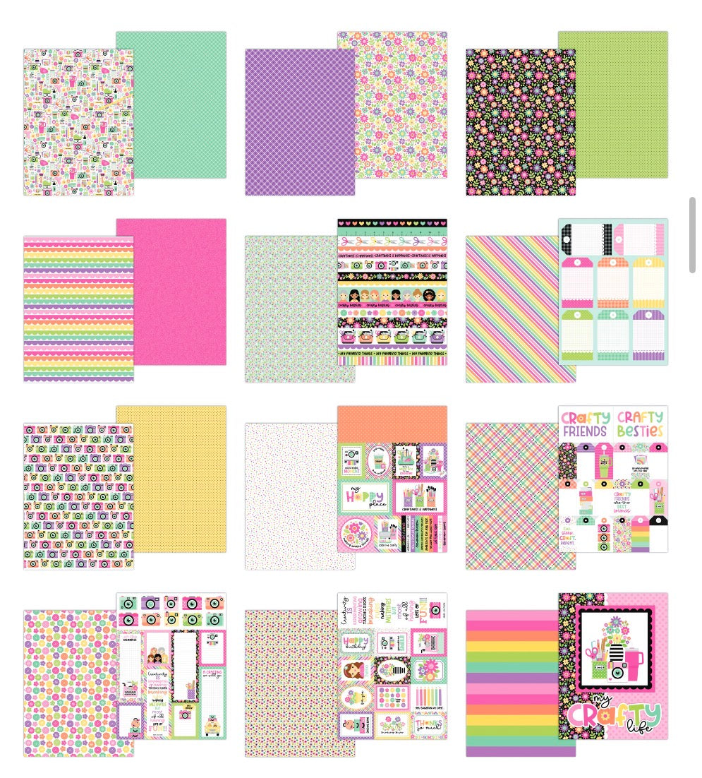 Color Me Crafty 6x8 Pad