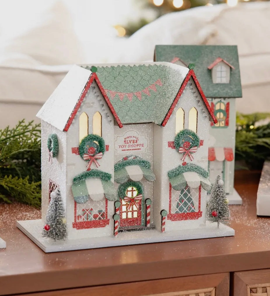 Christmas House The Elves Toy Shoppe by My Minds Eye