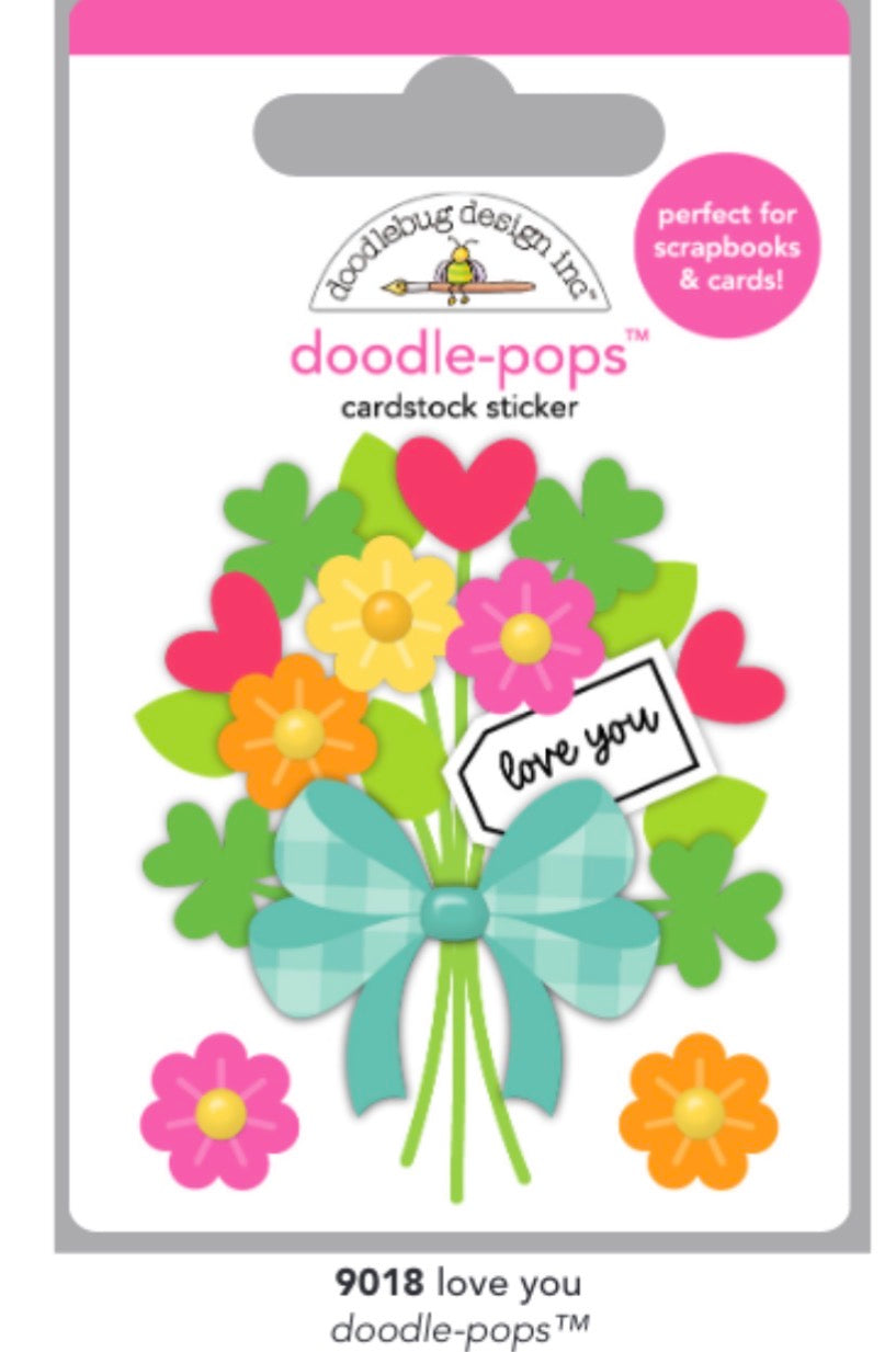 Love You Doodle Pop Lucky Me