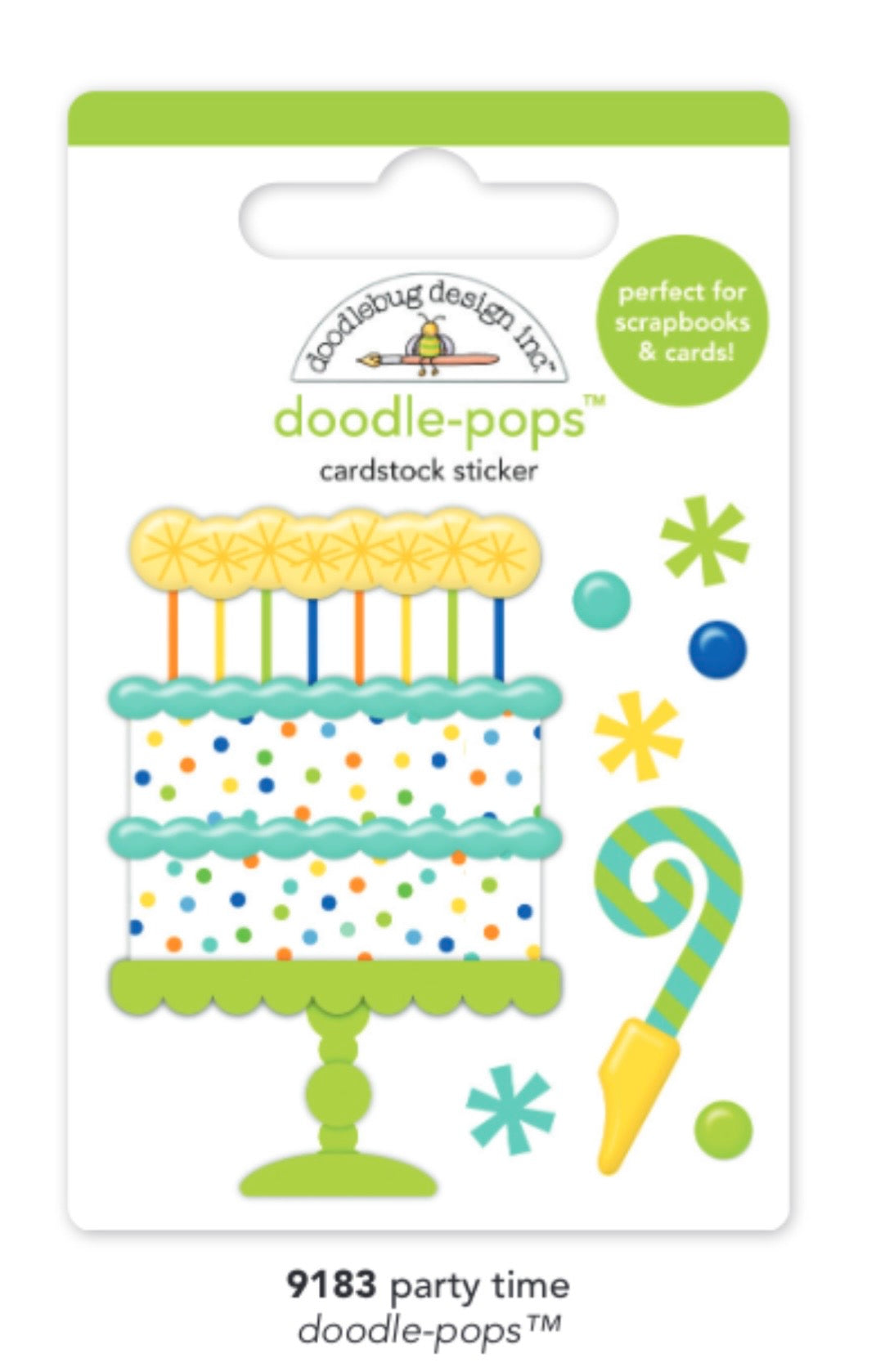 Party Time Doodle Pop Balloons and Banners