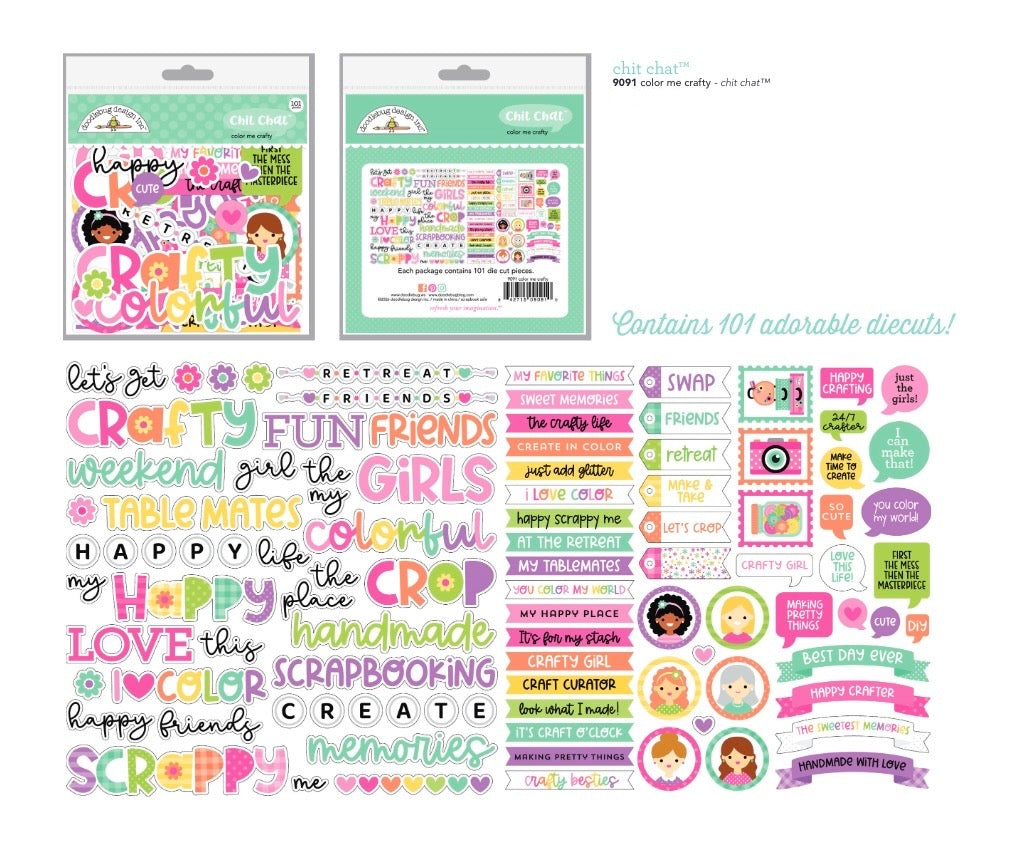 Color Me Crafty Chit Chat Doodlebug