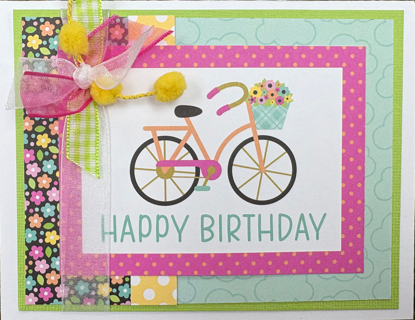 Happy Birthday Bicycle Card Kit