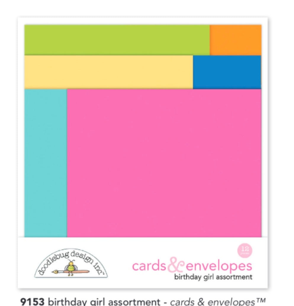 Cupcakes and Candles cards and Envelopes