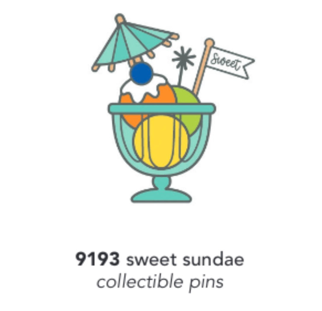 Balloons and Banners Sweet Sundae Pin