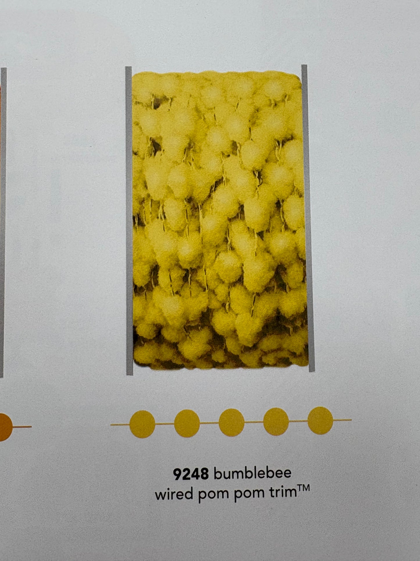 Bumblebee Pom Pom Ribbon Doodlebug