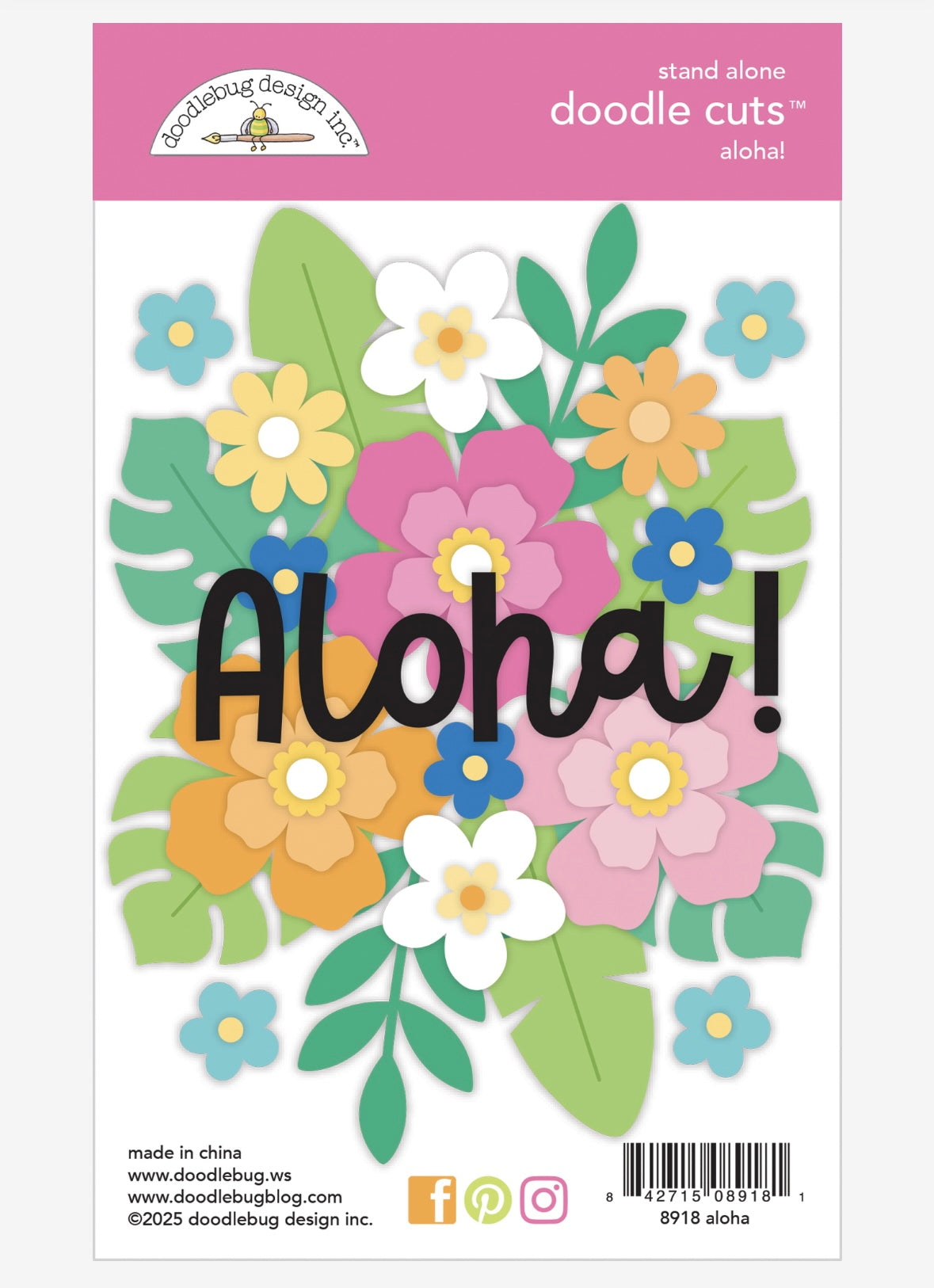 Aloha Doodle Cut Die
