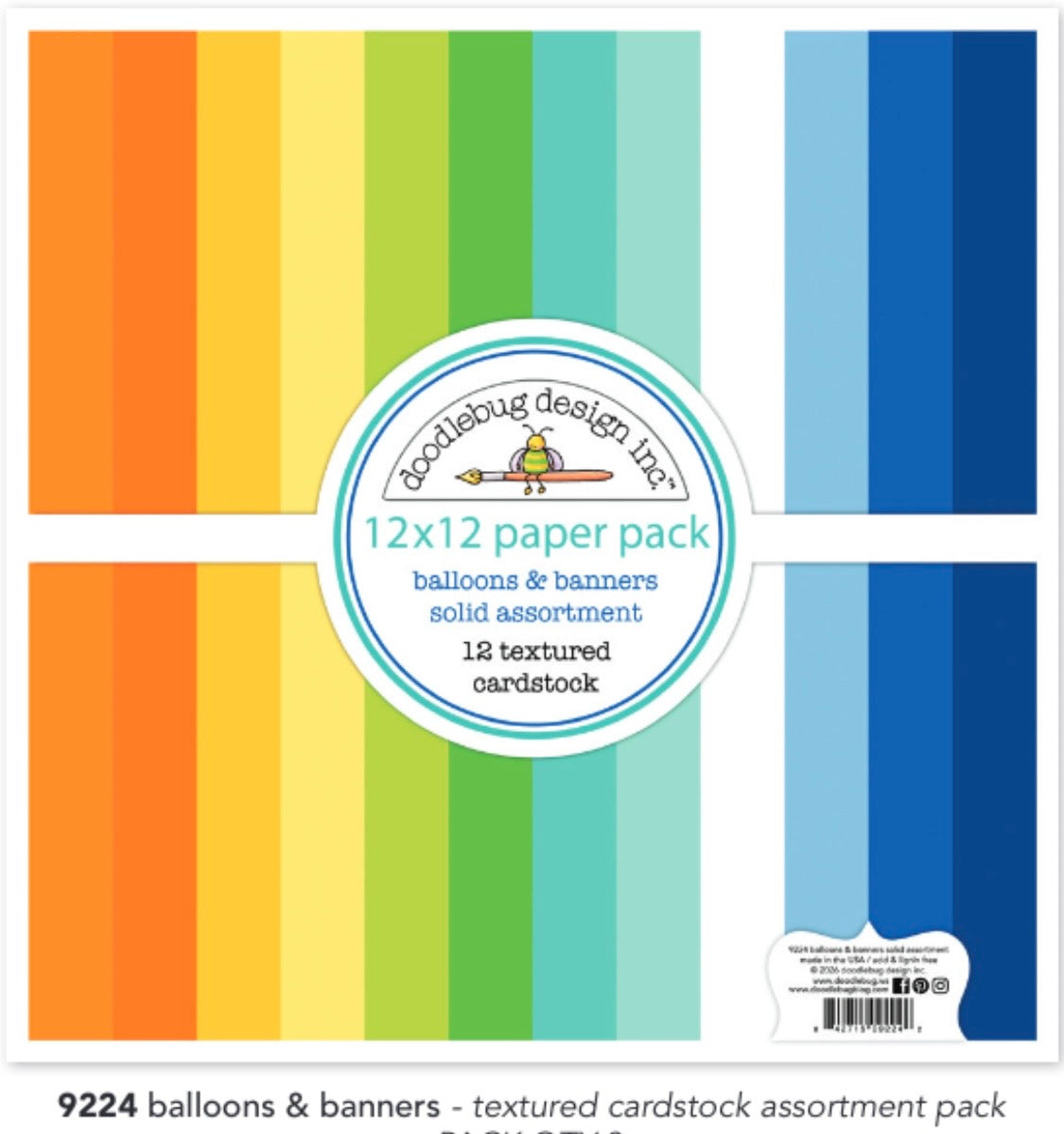 Balloons and Banners Solid Cardstock