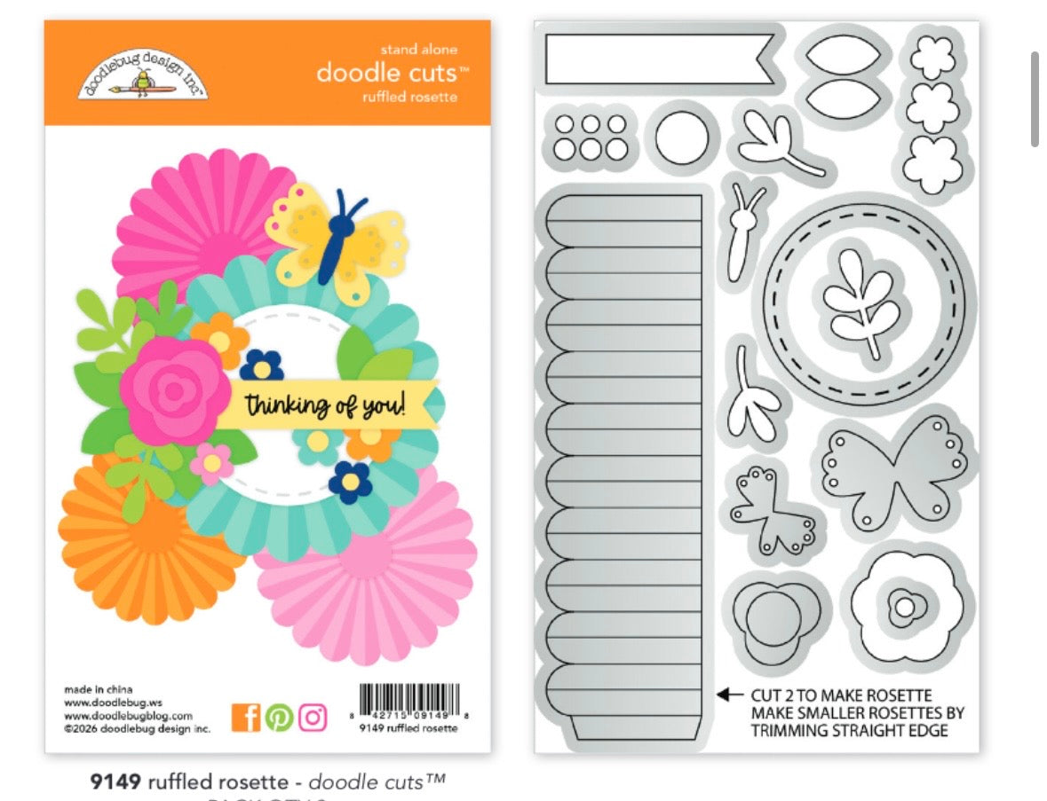 Ruffled Rosette Die