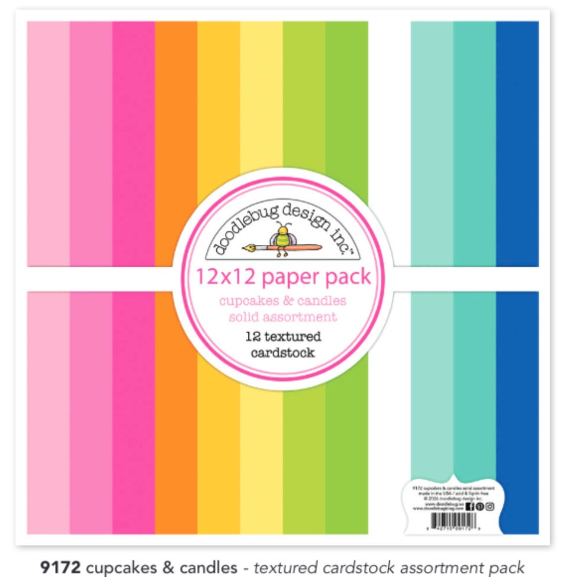 Cupcakes and Candles Solid Cardstock
