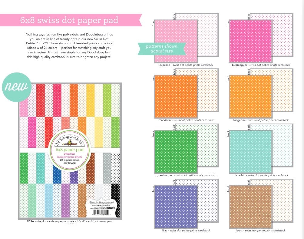 Swiss Dot Petite Prints Doodlebug