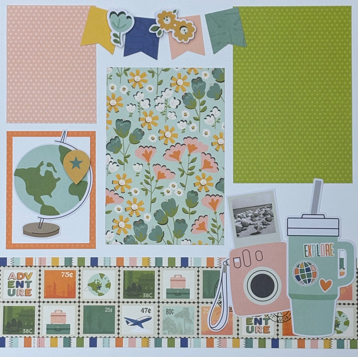 Enjoy the Journey Travel Page Kit Bundle