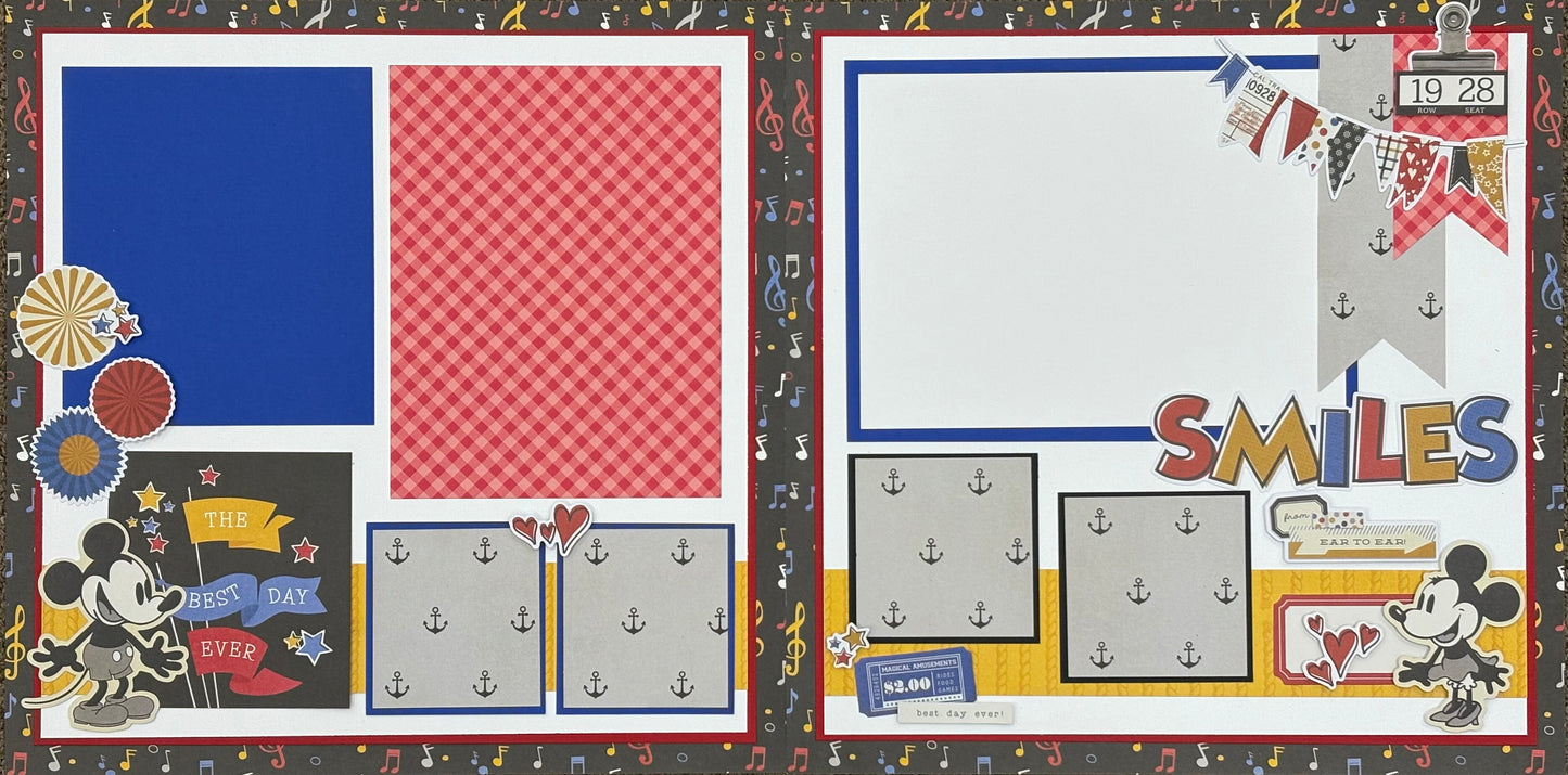 Classic Mickey Mouse Page Layout Bundle