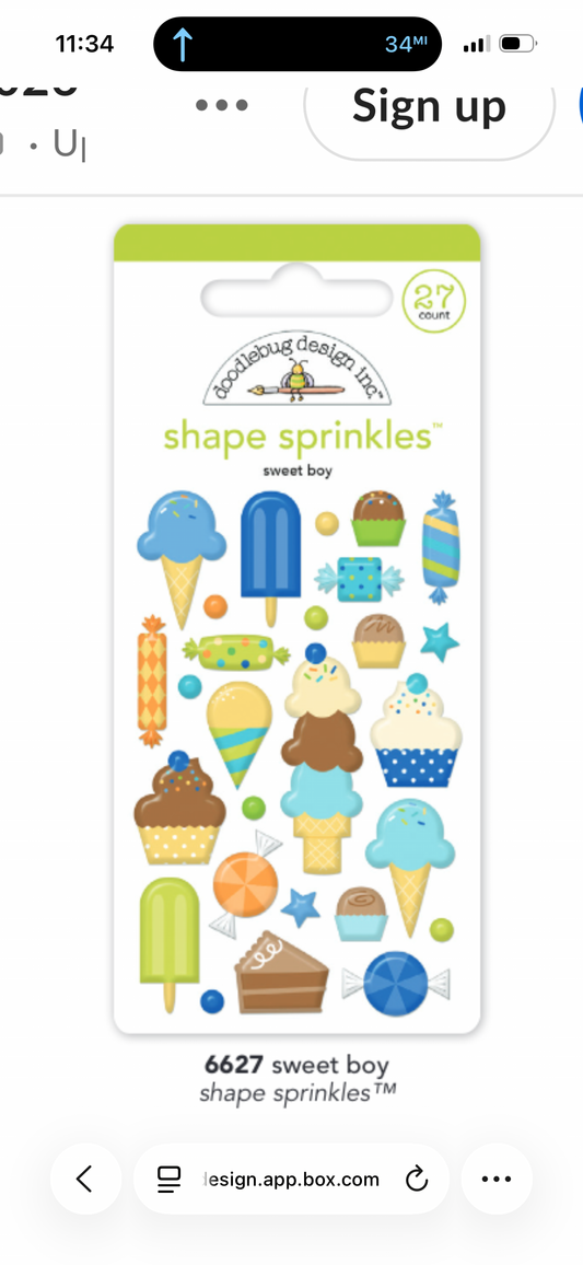 Sweet Boy Sprinkles Balloons and Banners