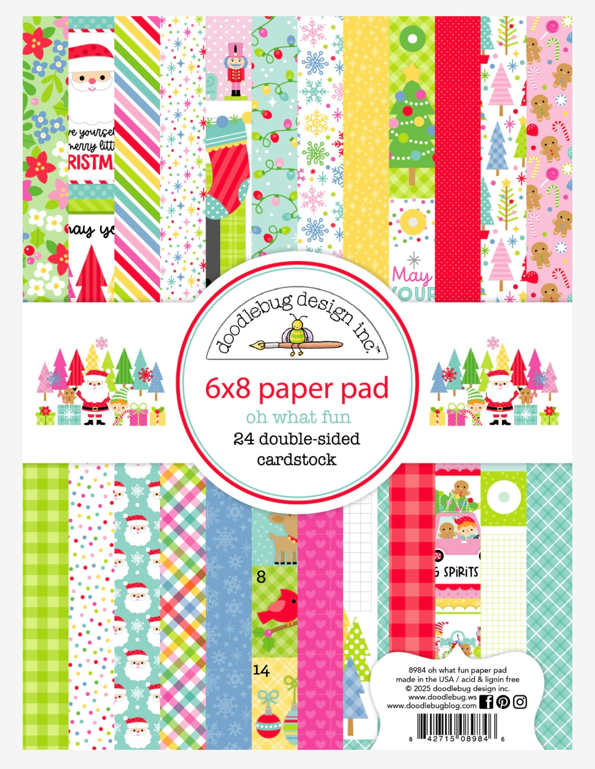 Oh What Fun 6x8 Paper Pad