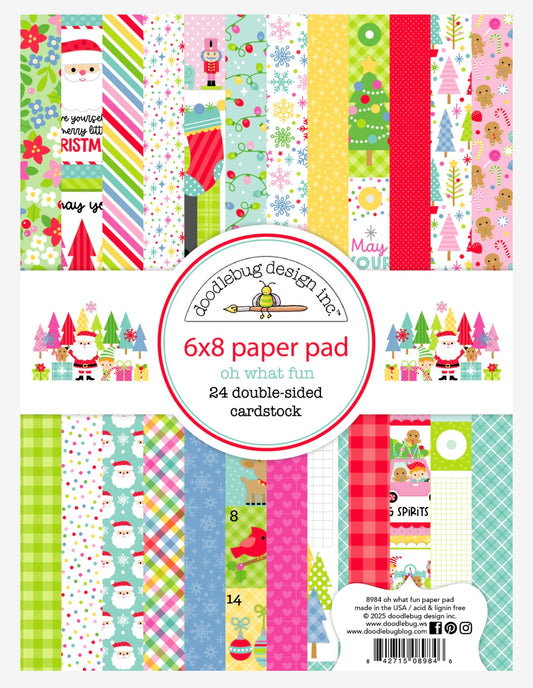 Oh What Fun 6x8 Paper Pad