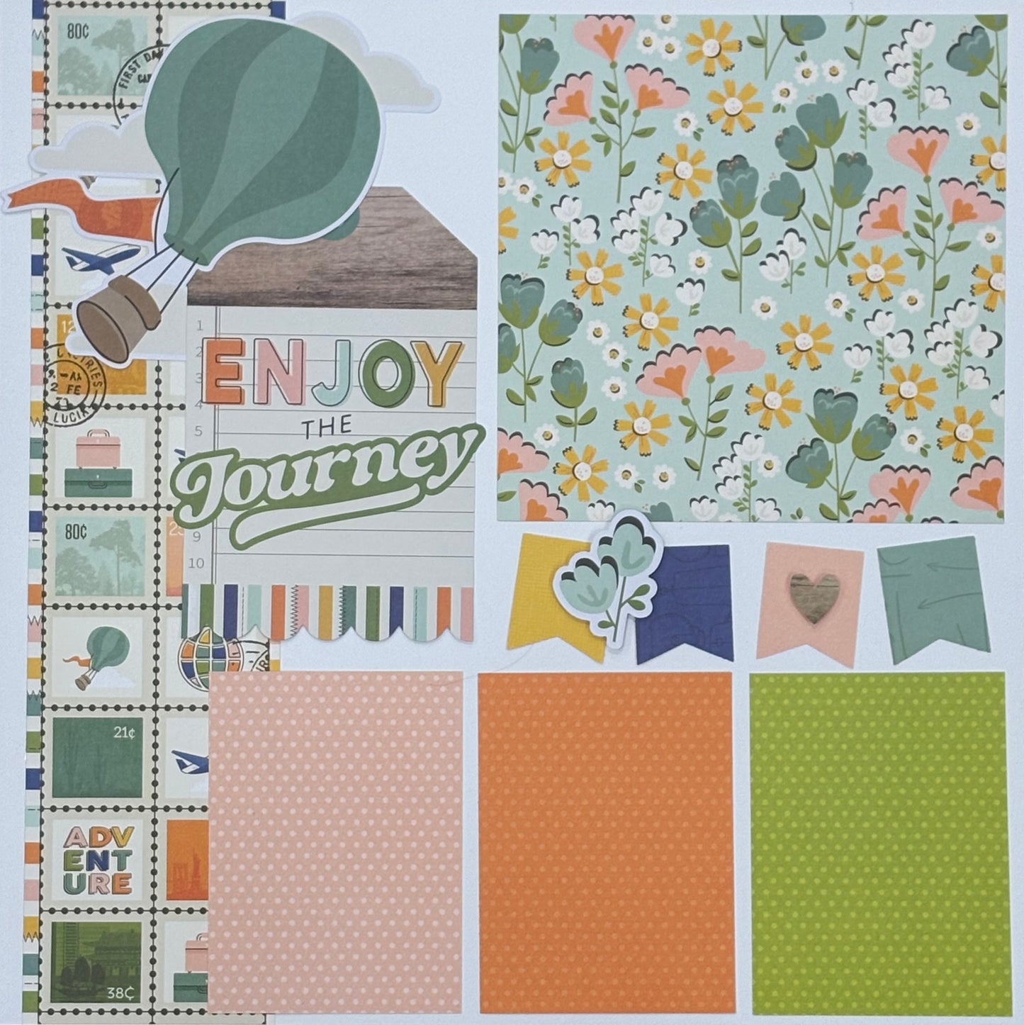 Enjoy the Journey Travel Page Kit Bundle