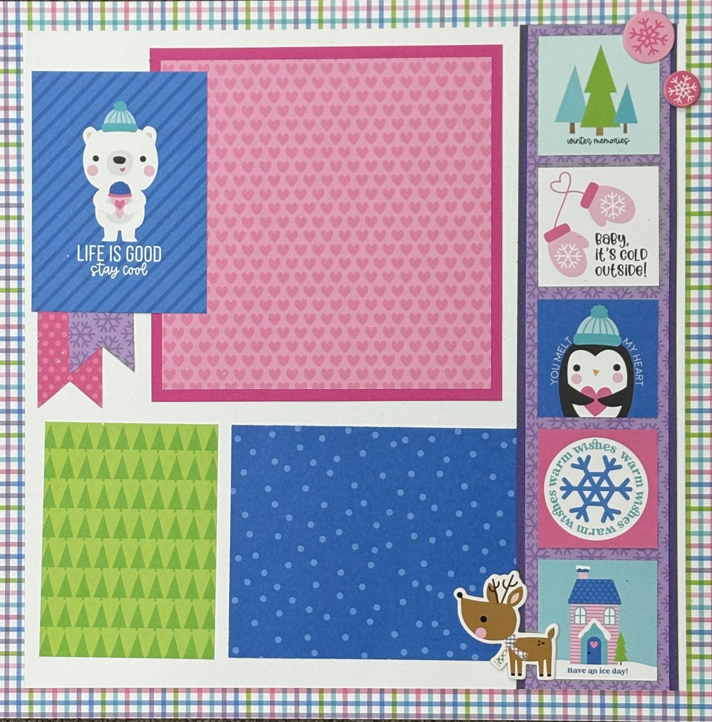 Snowflake Season Page Kit Bundle