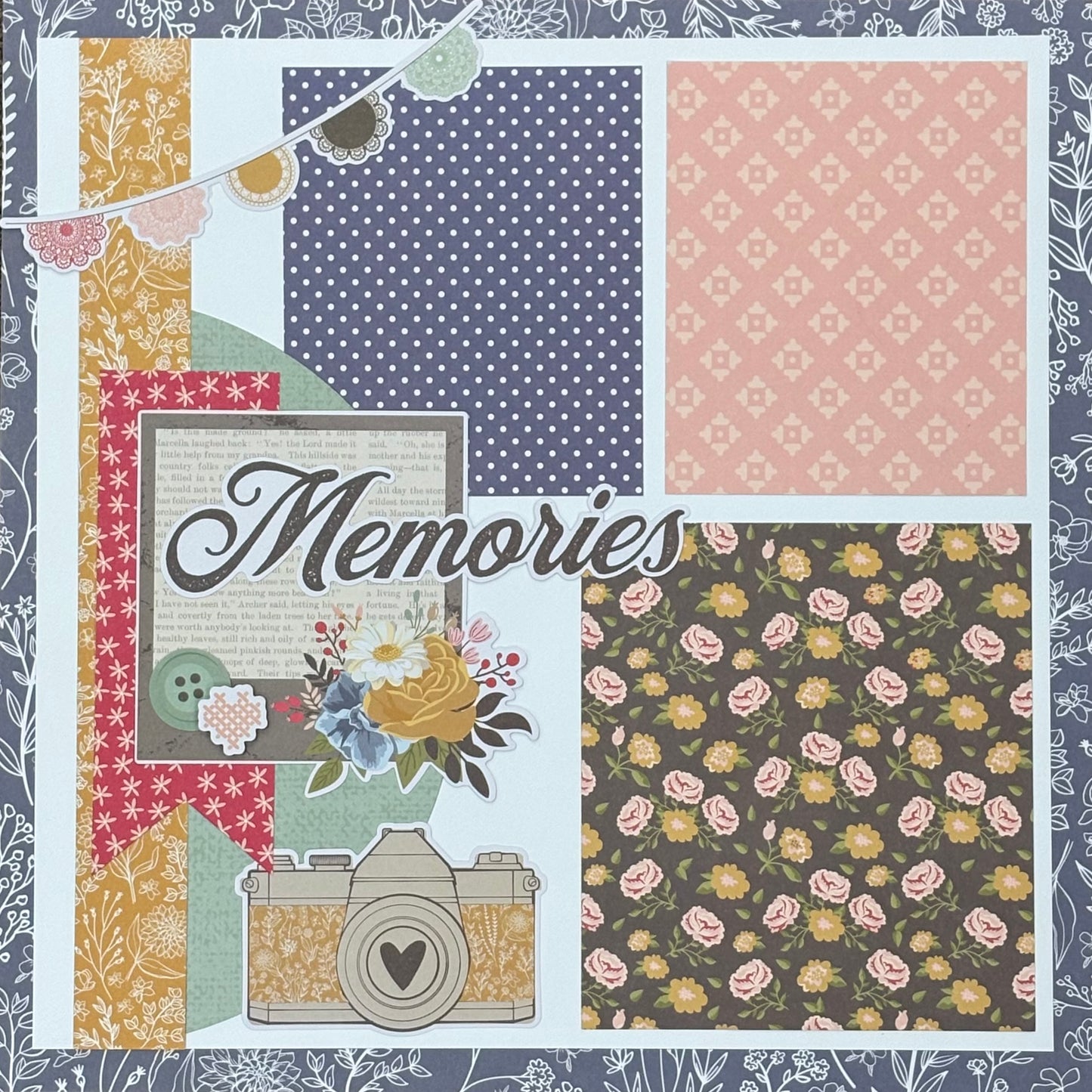 Front Porch Family Memories Page kit Bundle