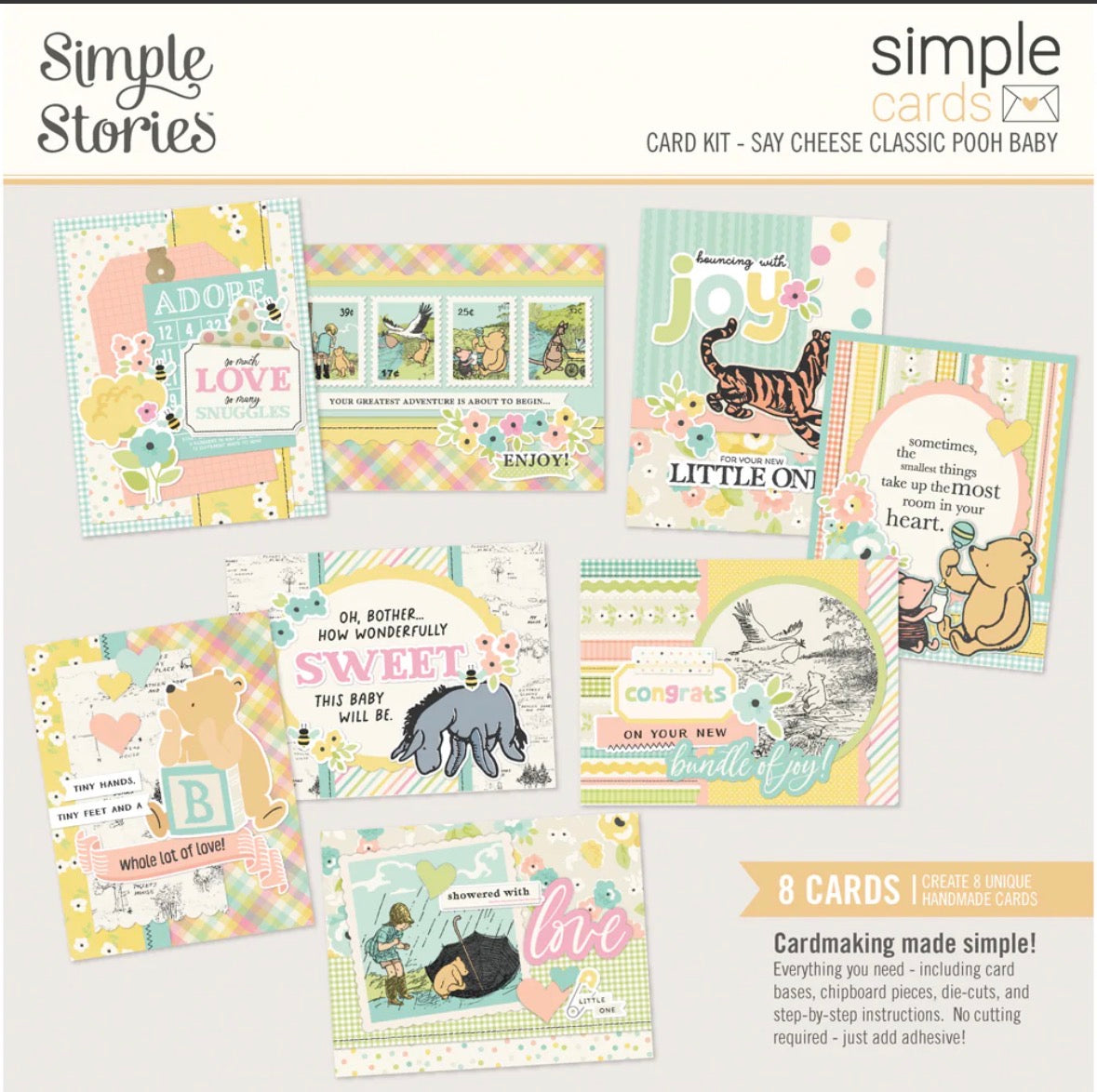 Simple Stories Classic Pooh Baby Card Kit