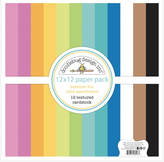 Solid Cardstock Summer Fun