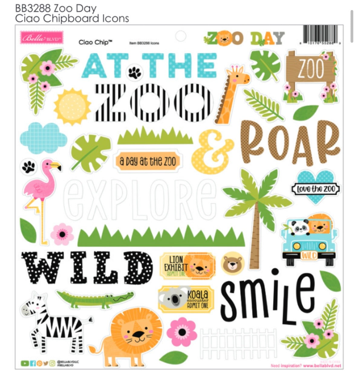 Zoo Day Super Bundle Bella Blvd.