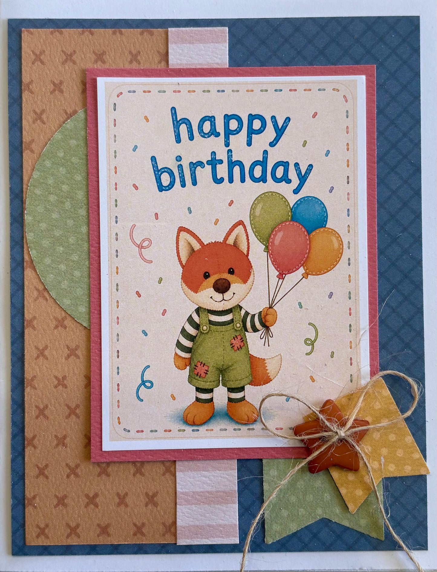 Happy Birthday Fox Card Kit