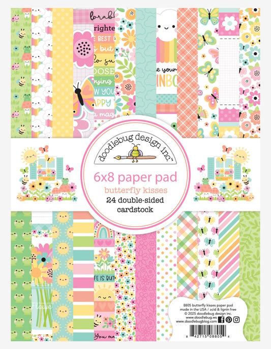 Butterfly Kisses 6x8 Paper Pad Doodlebug