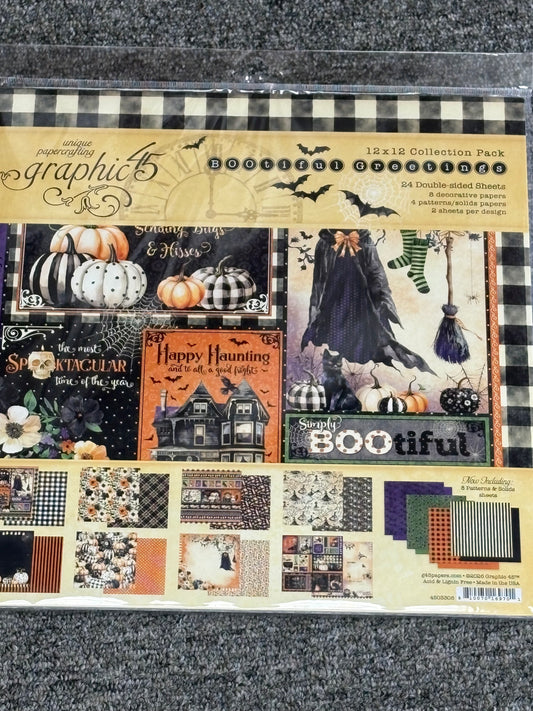 Boo-tiful Greetings Graphic 45 Bundle