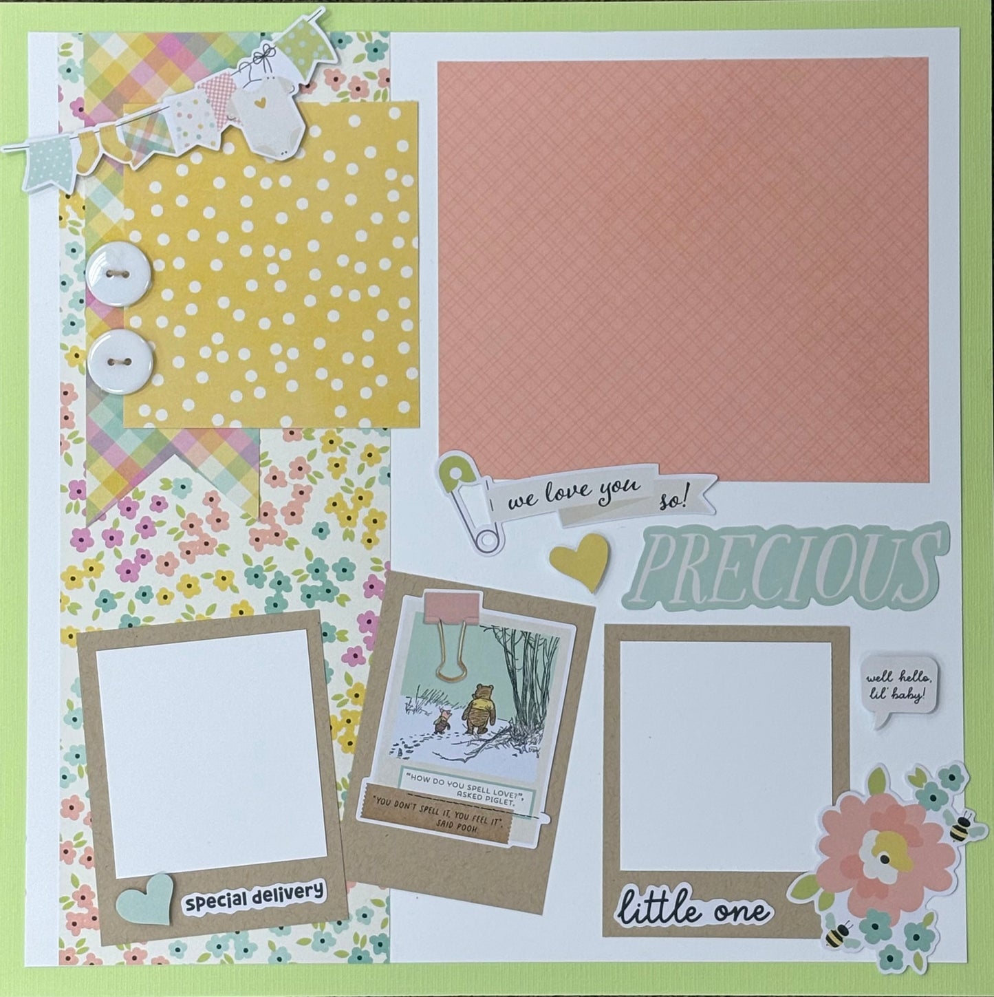 Classic Pooh Deluxe Page Kit Bundle