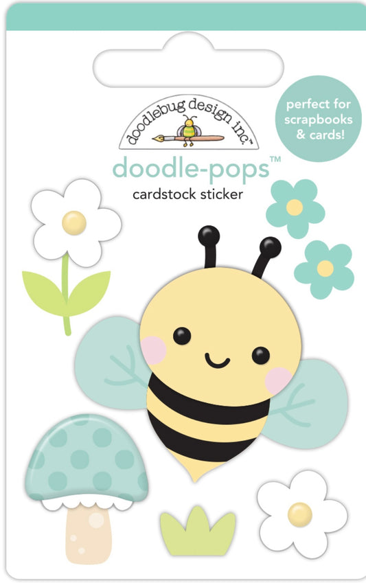 Flying Bee with Mushroom