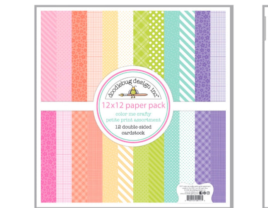 Color Me Crafty 12x12 Petite Cardstock