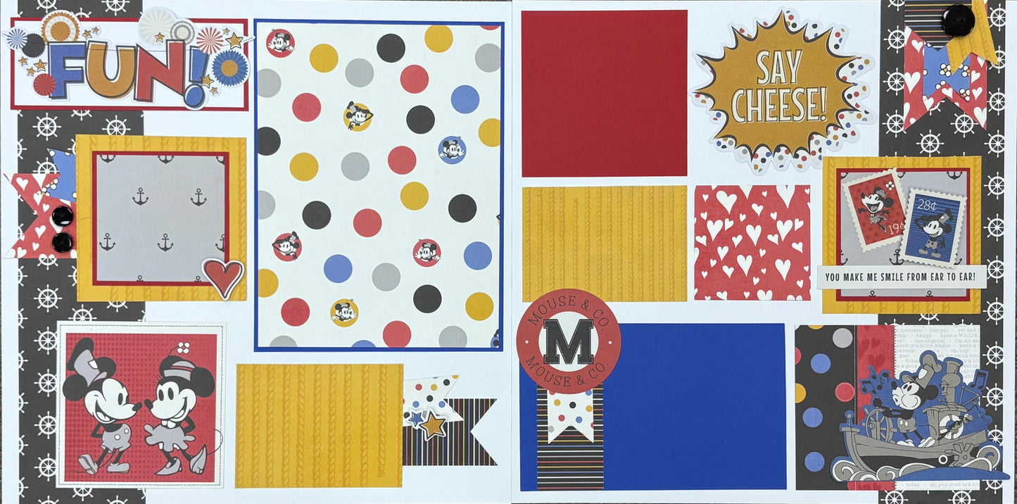 Classic Mickey Mouse Page Layout Bundle