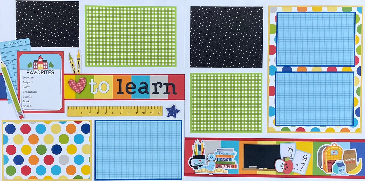 Bella Blvd. School 12x12 Page Bundle Set