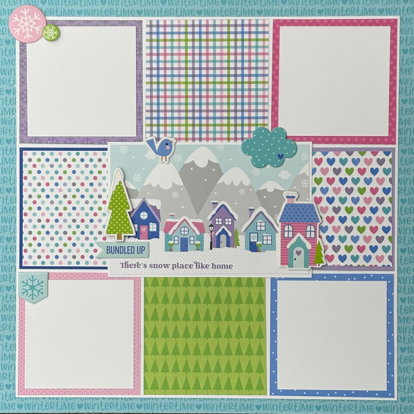 Snowflake Season Page Kit Bundle