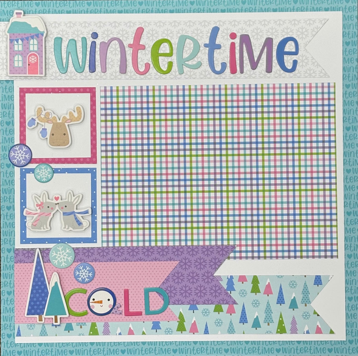 Snowflake Season Page Kit Bundle