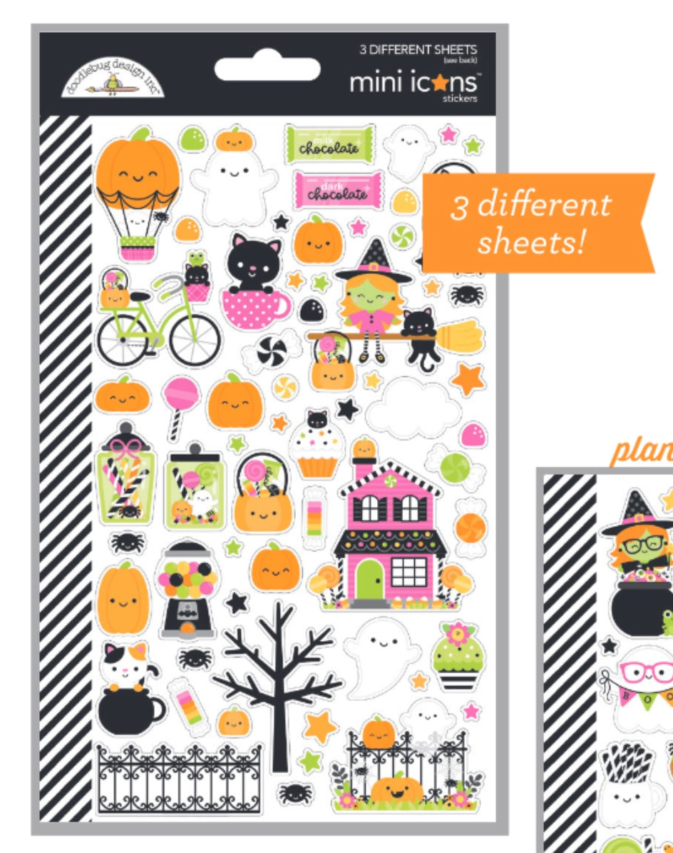 Hey Pumpkin Mini Icon Stickers