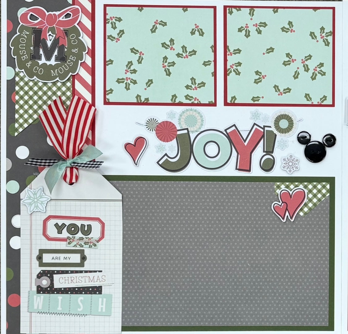 Classic Mouse Christmas Layout