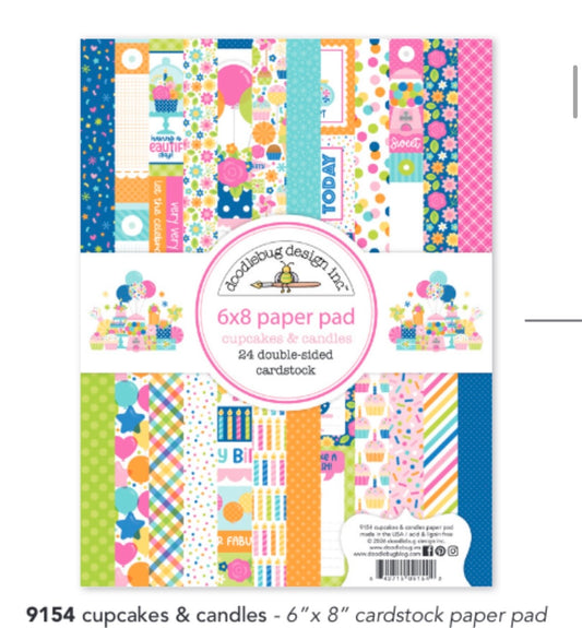 Cupcakes and Candles 6x8 Paper pad