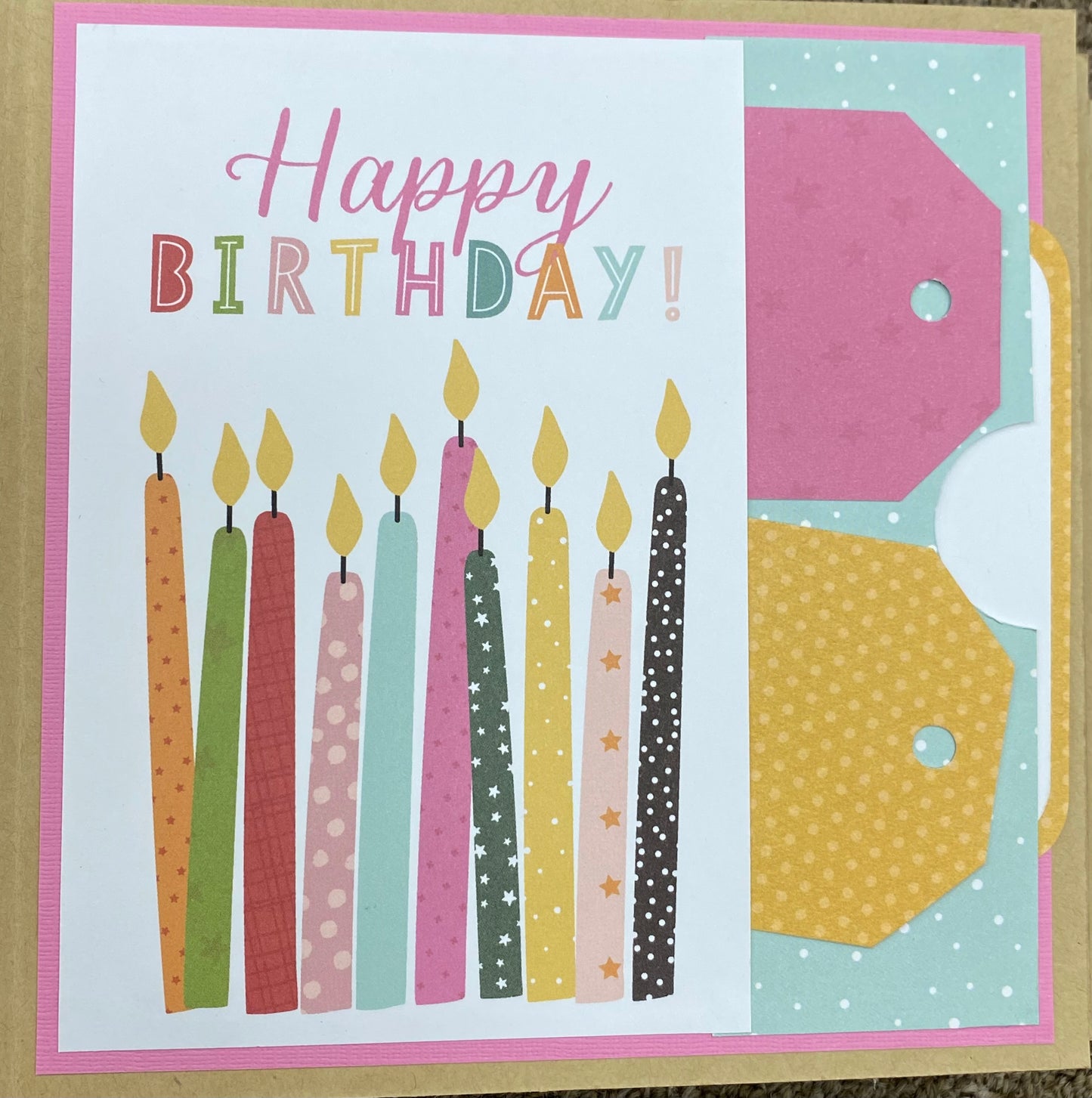 Birthday Girl Mini Album with 4 cards