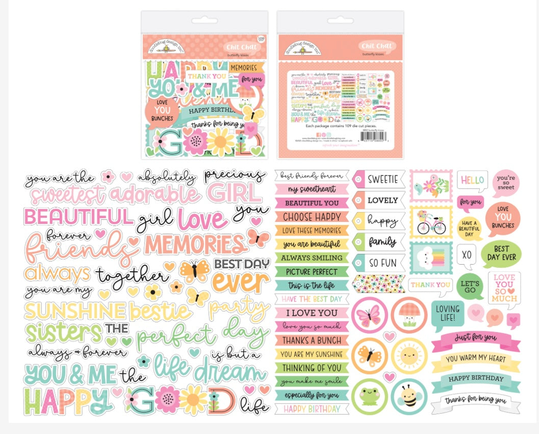 Butterfly Kisses Chit Chat Doodlebug