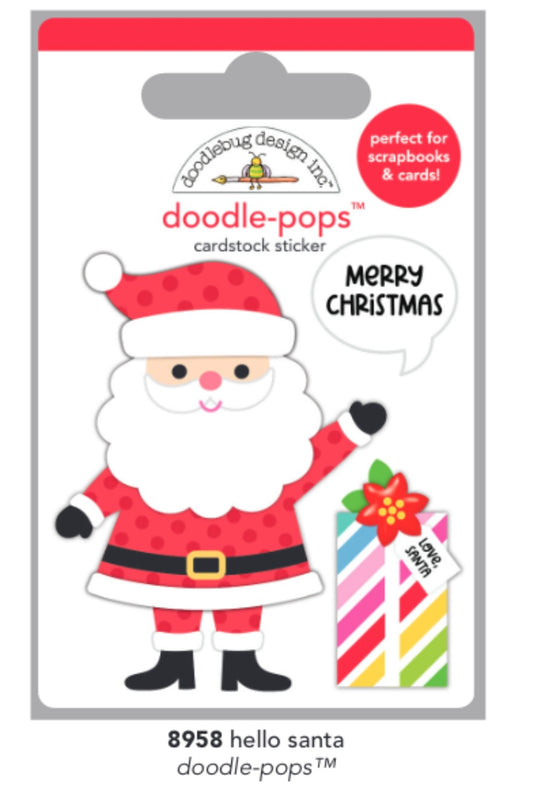 Hello Santa Doodle Pop